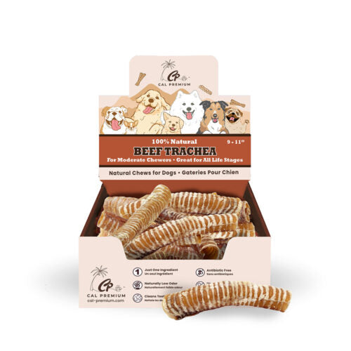 Cal Premium Beef Trachea 9-11in 10ct