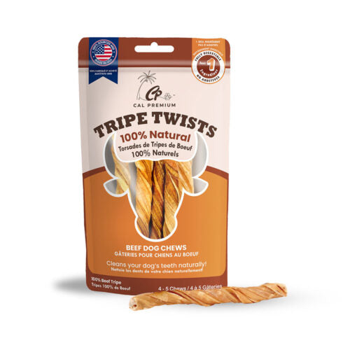Cal Premium Tripe Twist 4-6in 5ct