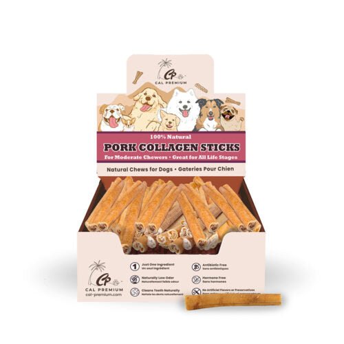 Cal Premium Pork Collagen Stick 4-6in 35ct