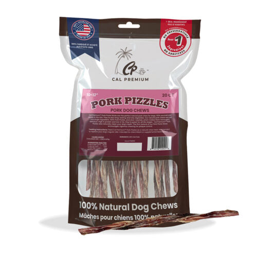 Cal Premium Pig Pizzle 10-12in 40ct