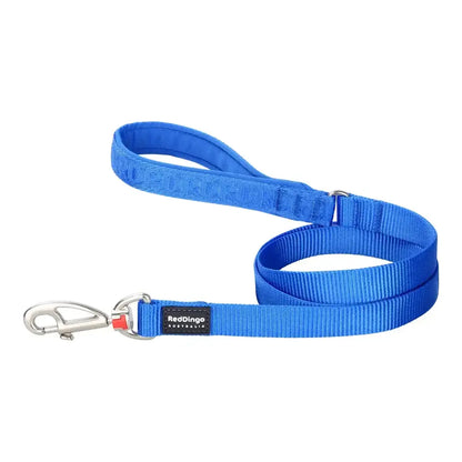 Dog Lead Embossed Electric Blue