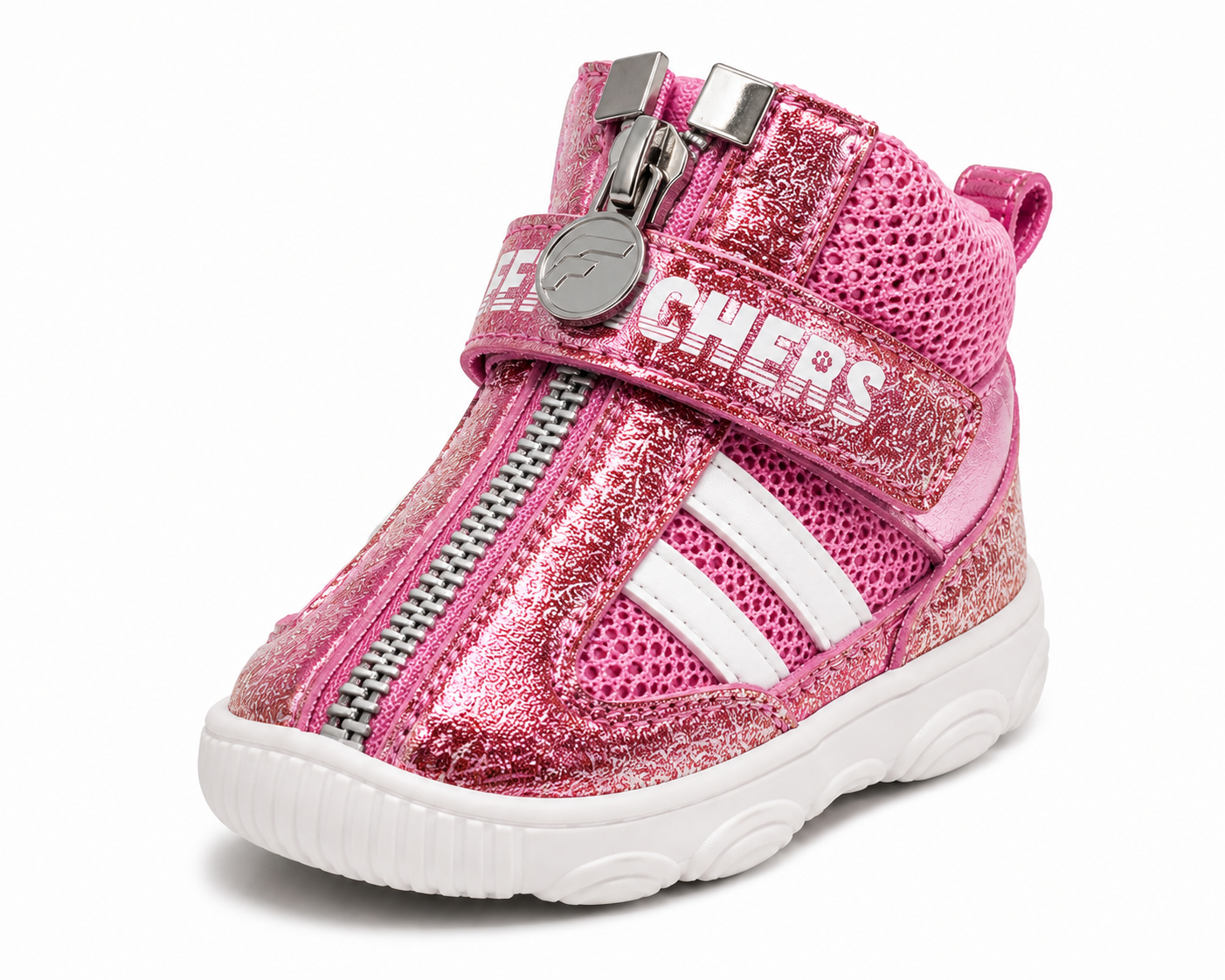 Fetchers dog shoes in Glitter Pink