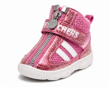Fetchers dog shoes in Glitter Pink
