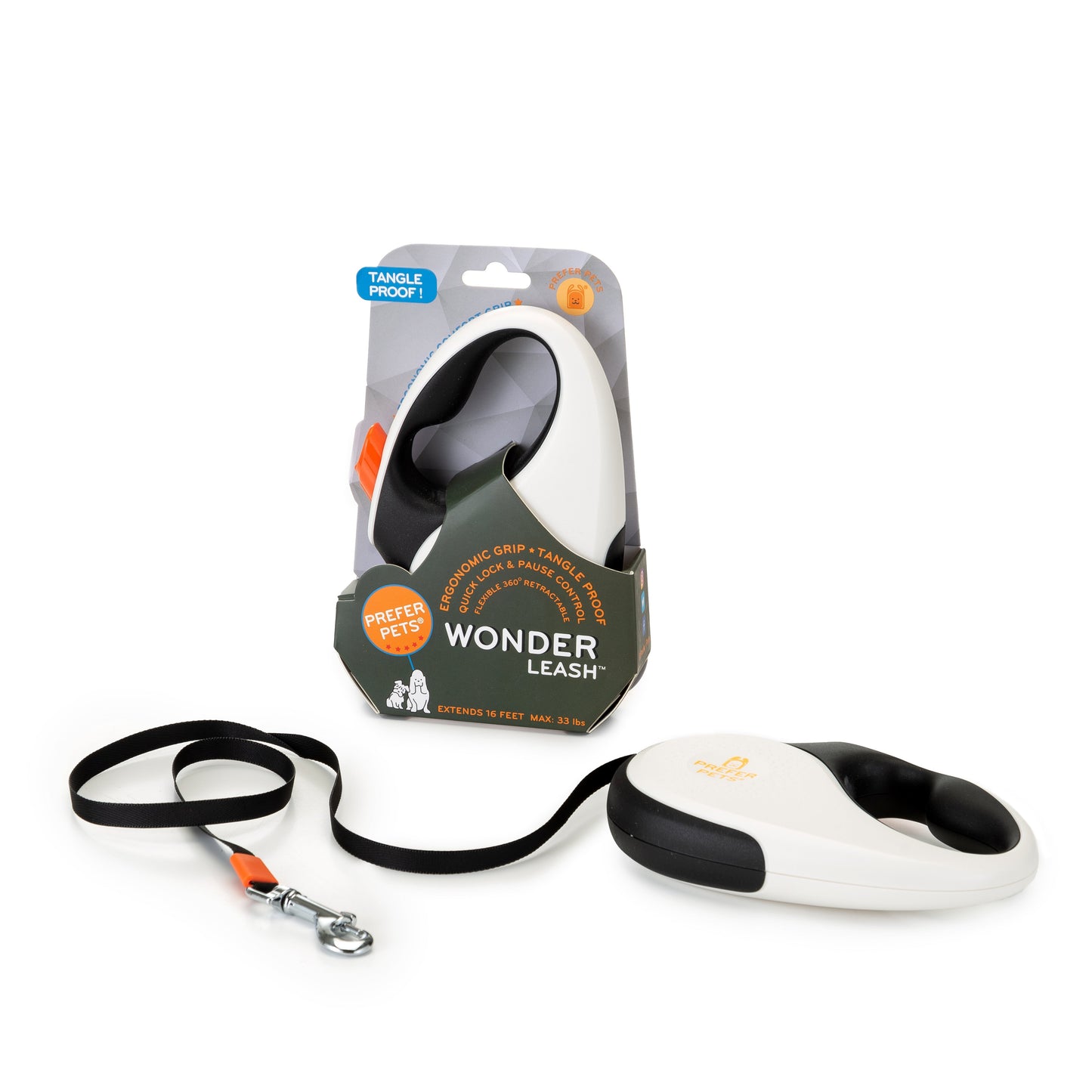 Tangle-Free Wonder Retractable Leash