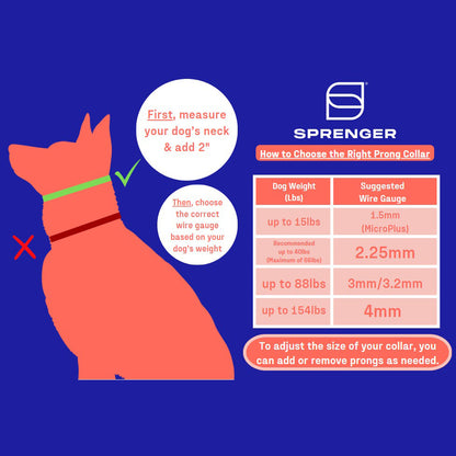 Herm Sprenger - ULTRA-PLUS Training Collar with Center-Plate and Assembly Chain - Standard Version - Chrome