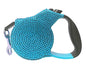 Crystal Retractable Leash Blue - Original