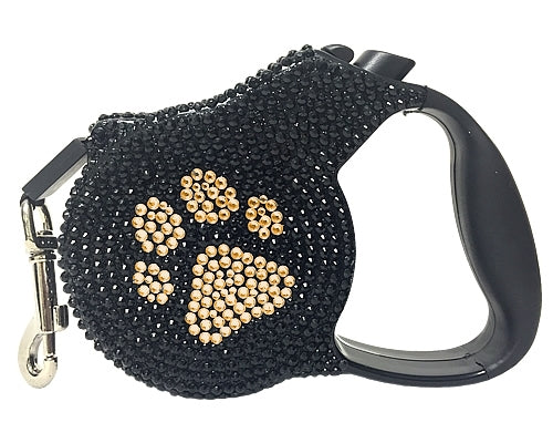Crystal Retractable Leash Golden Paw - Original