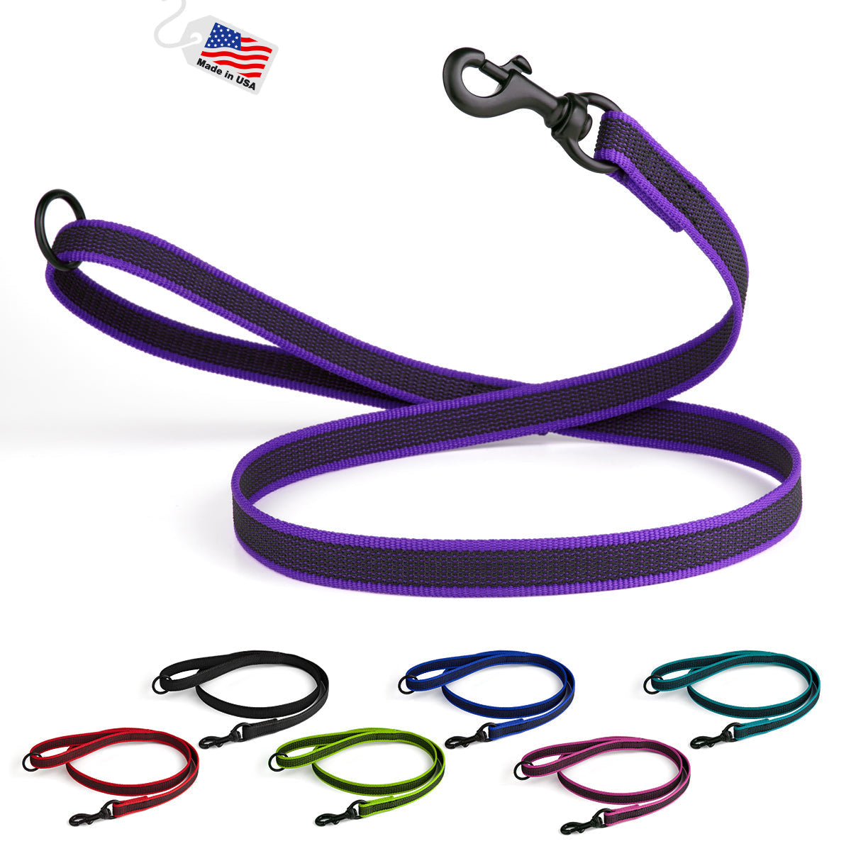 Rubber Infused Nylon Dog Leash