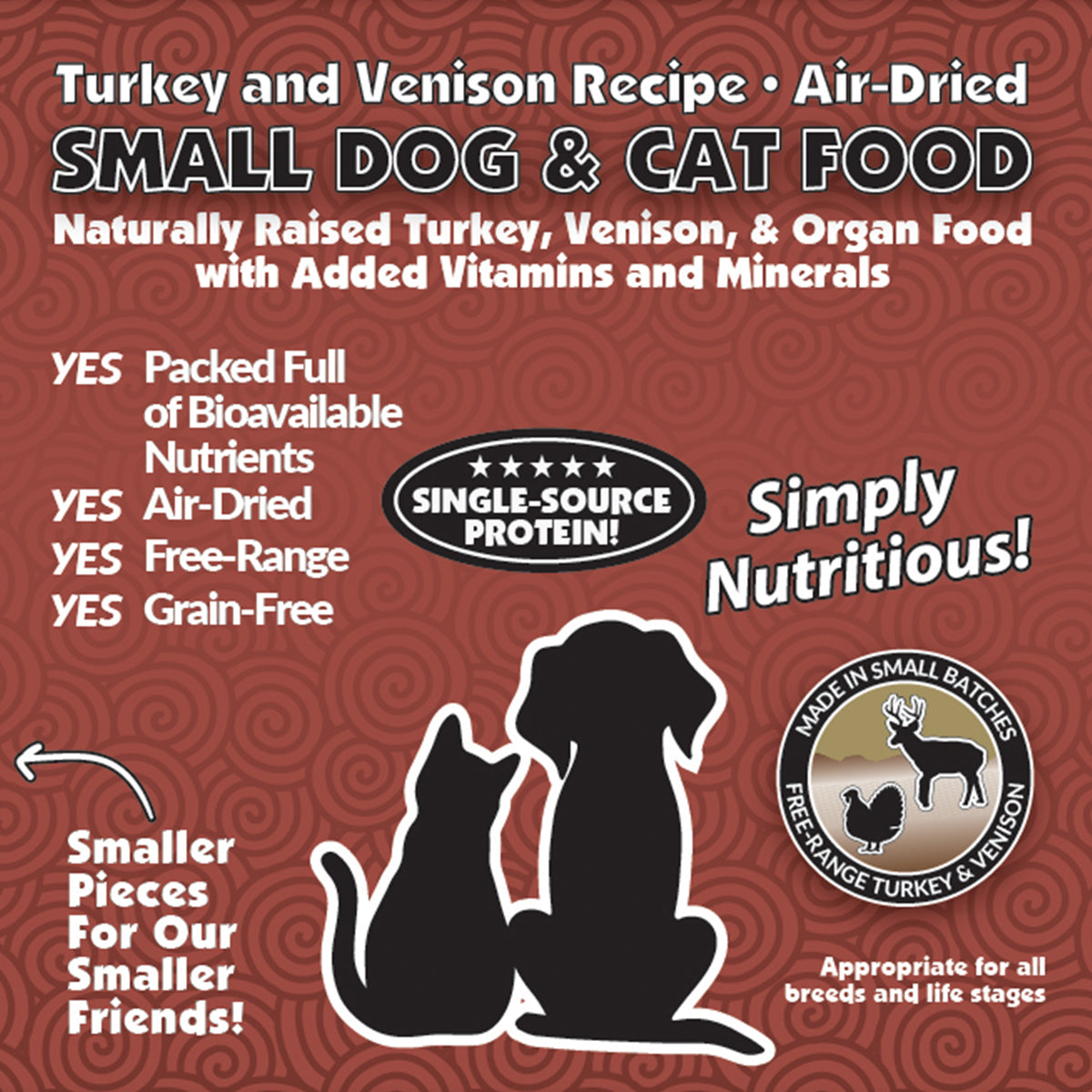 Real Meat Turkey & Venison Small Bites 3lb