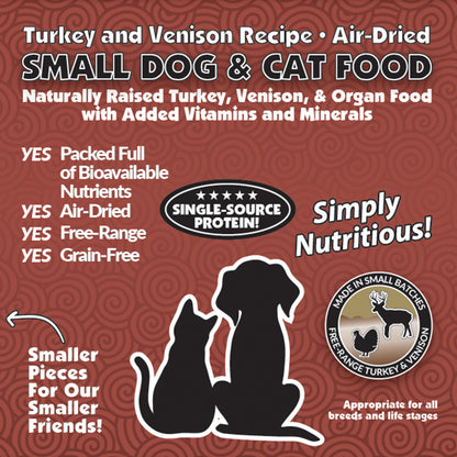 Real Meat Turkey & Venison Small Bites 3lb