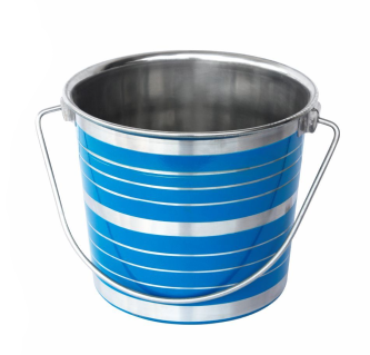Colored Heavy Stainless Steel Round Blue