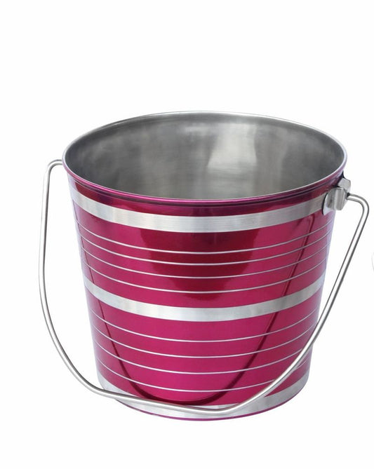 Colored Heavy Stainless Steel Round Pink