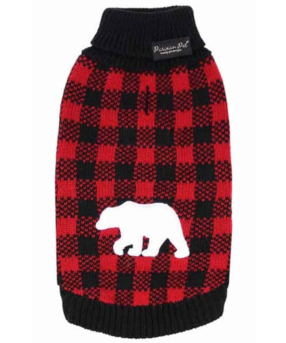 Buffalo Checkered Sweater - Polar Bear
