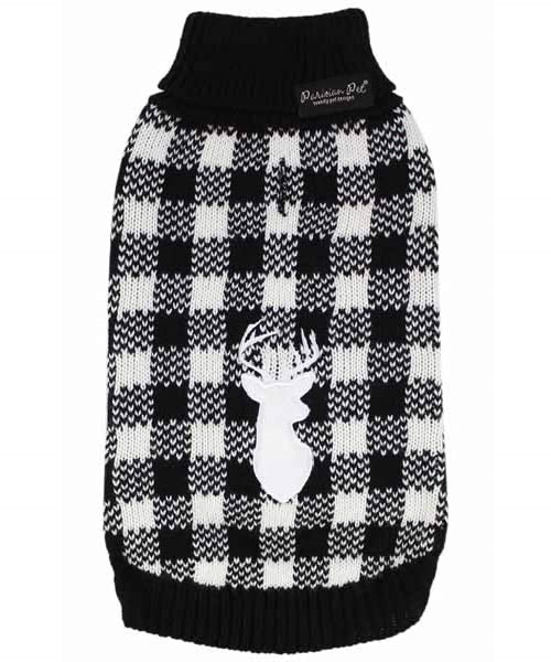 Buffalo Checkered Sweater - Deer