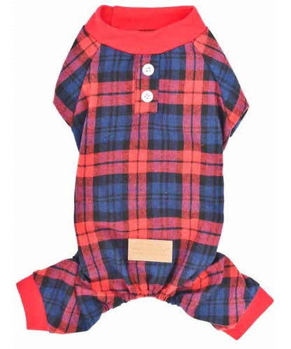 Scottish Pajama - Red/Blue Plaid