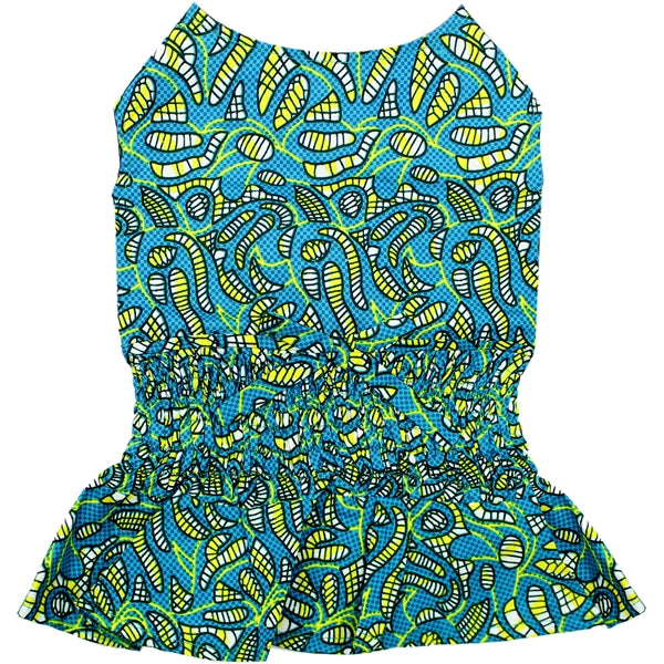 Tribal Dress Ruched Waist - Original