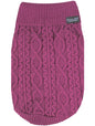 Cable Knit Sweater - Raspberry