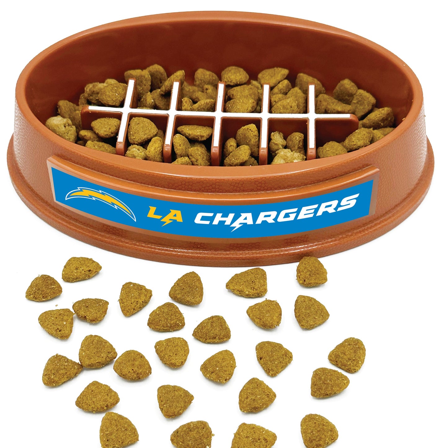 Los Angeles Chargers Football Slow Feeder Bowl