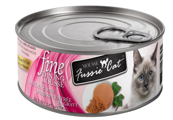 Fussie Cat Fine Dining Mousse Sardine with Pumpkin