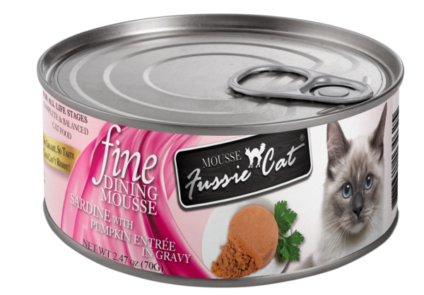 Fussie Cat Mousse Sardine Pumpkin