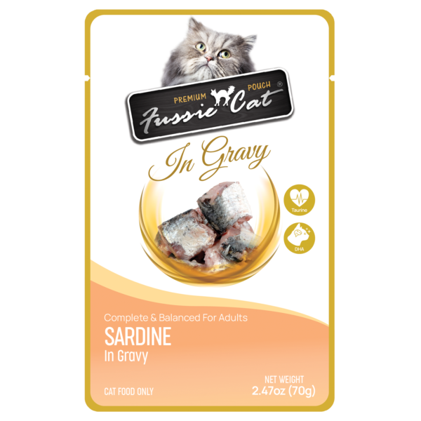 Fussie Cat Pouch Sardine in Gravy