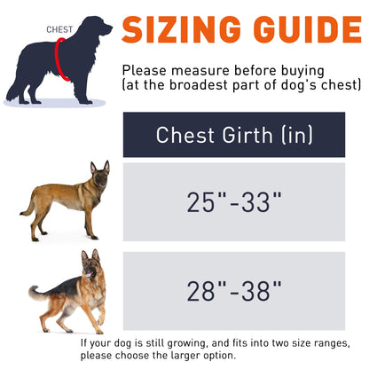 Viper Surge Biothane Working Dog Harness - Stainless Steel Hardware