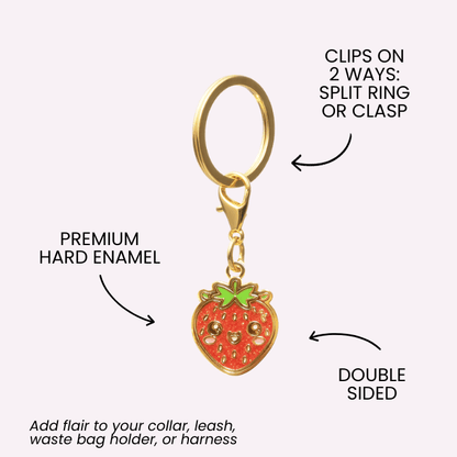 Strawberry Pet Charm