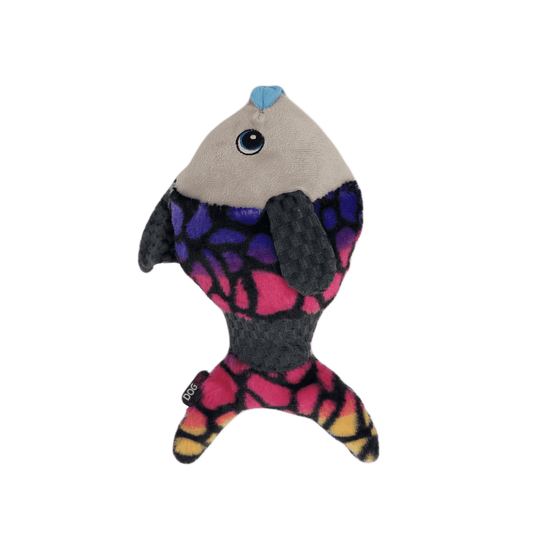 12" Fish with Moving Fins Animal Dog Toy