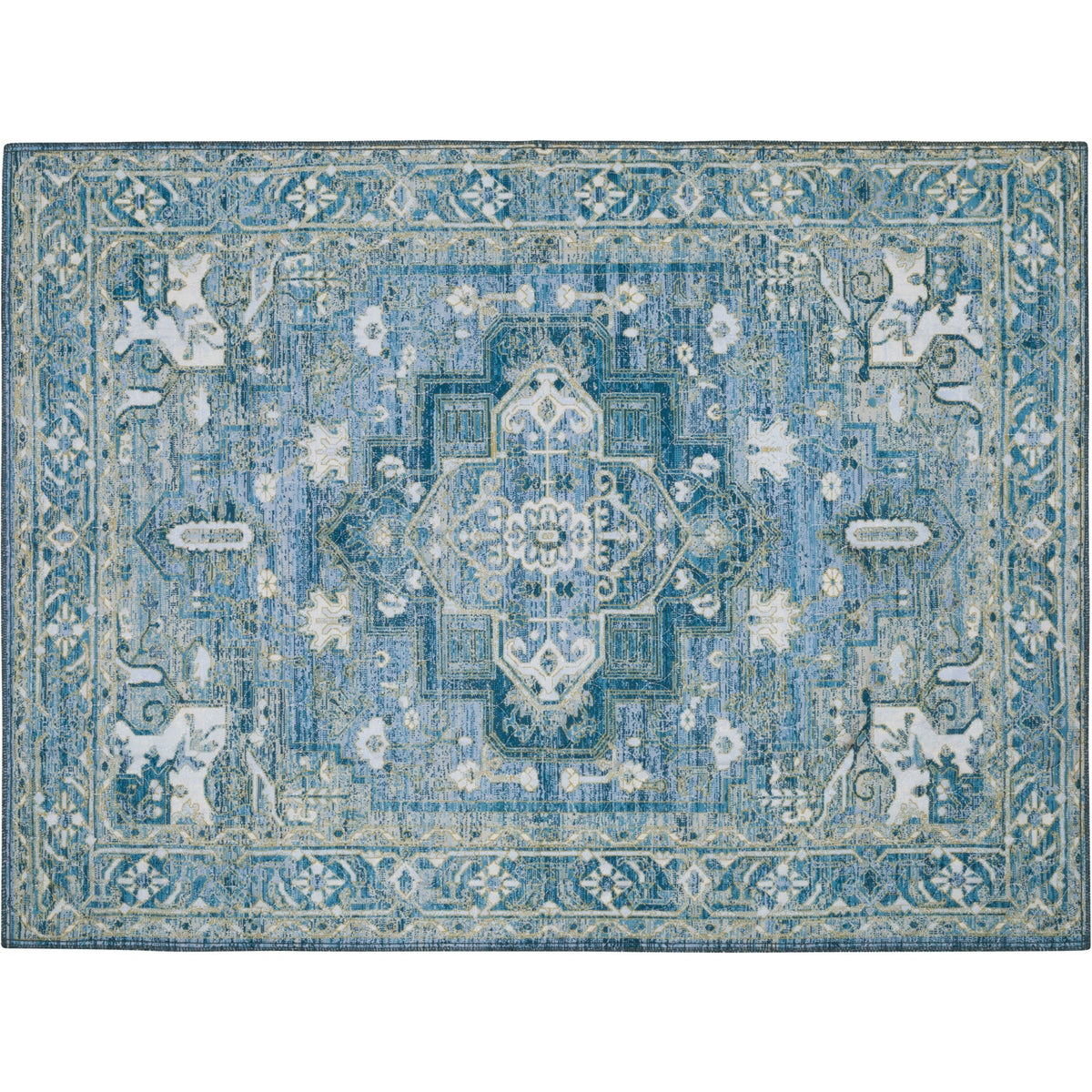 Arles Bleu Pet Rug