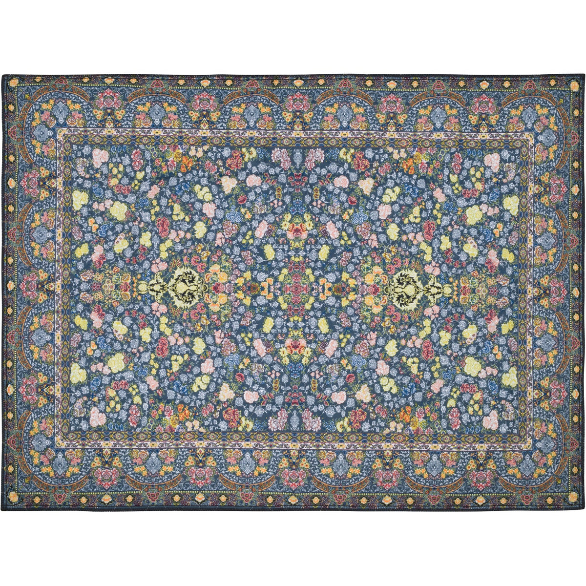 Gilded Blossom Pet Rug
