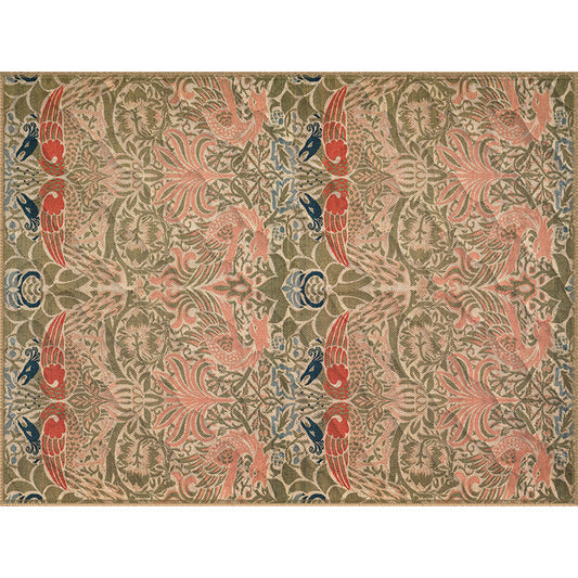 Peacock & Frond Pet Rug