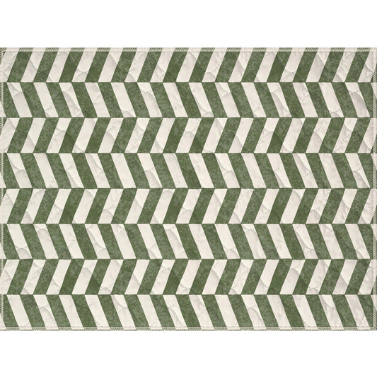 Sage Chevron Chic Pet Rug