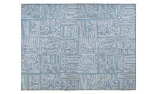 Taupe Stone Labyrinth Pet Rug