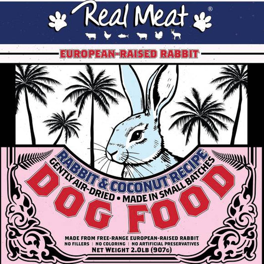 Real Meat Air Dried Rabbit & Coconut Dog Food