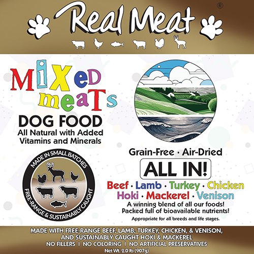 Real Meat Air Dried Mixed Meat All In Dog Food