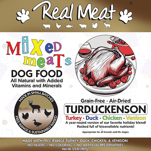 Real Meat Air Dried Turduckenson Dog Food