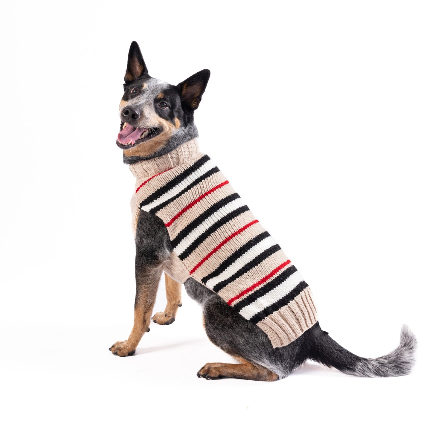 Bentley Alpaca Stripe Dog Sweater