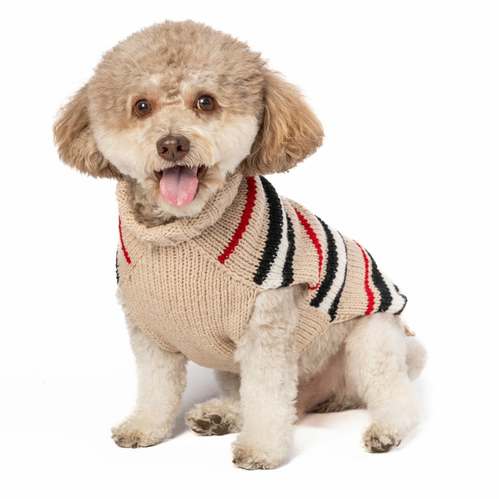 Bentley Alpaca Stripe Dog Sweater
