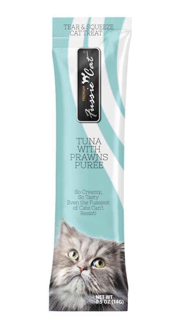 Fussie Cat Purée Tuna w/Prawns