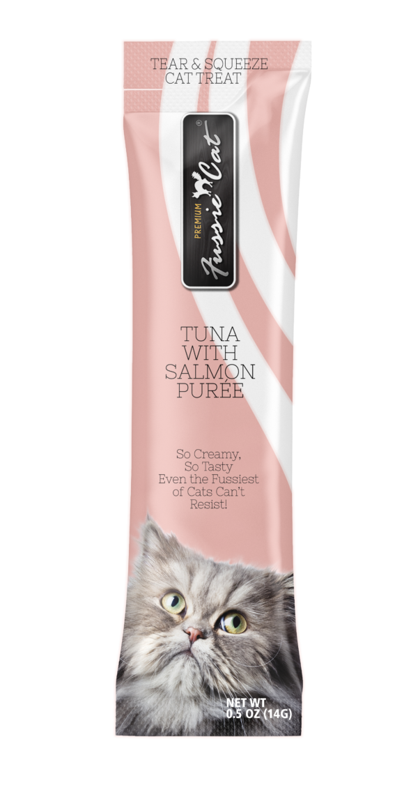 Fussie Cat Purée Tuna w/Salmon