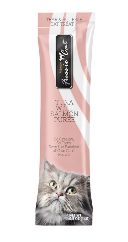 Fussie Cat Purée Tuna w/Salmon