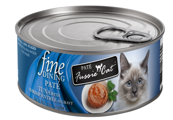 Fussie Cat Fine Dining Pate Tuna with Shrimp
