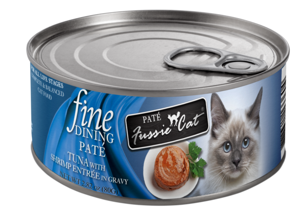 Fussie Cat Fine Dining Pate Tuna with Shrimp