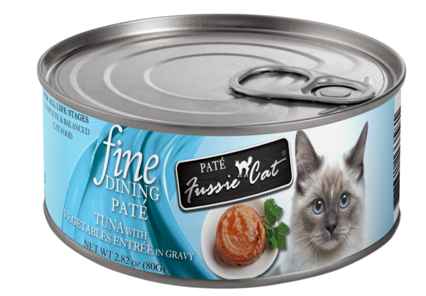 Fussie Cat Fine Dining Pate Tuna with Vegetables