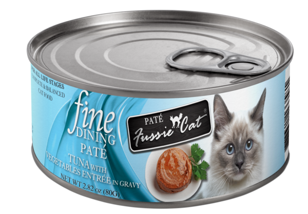 Fussie Cat Fine Dining Pate Tuna with Vegetables