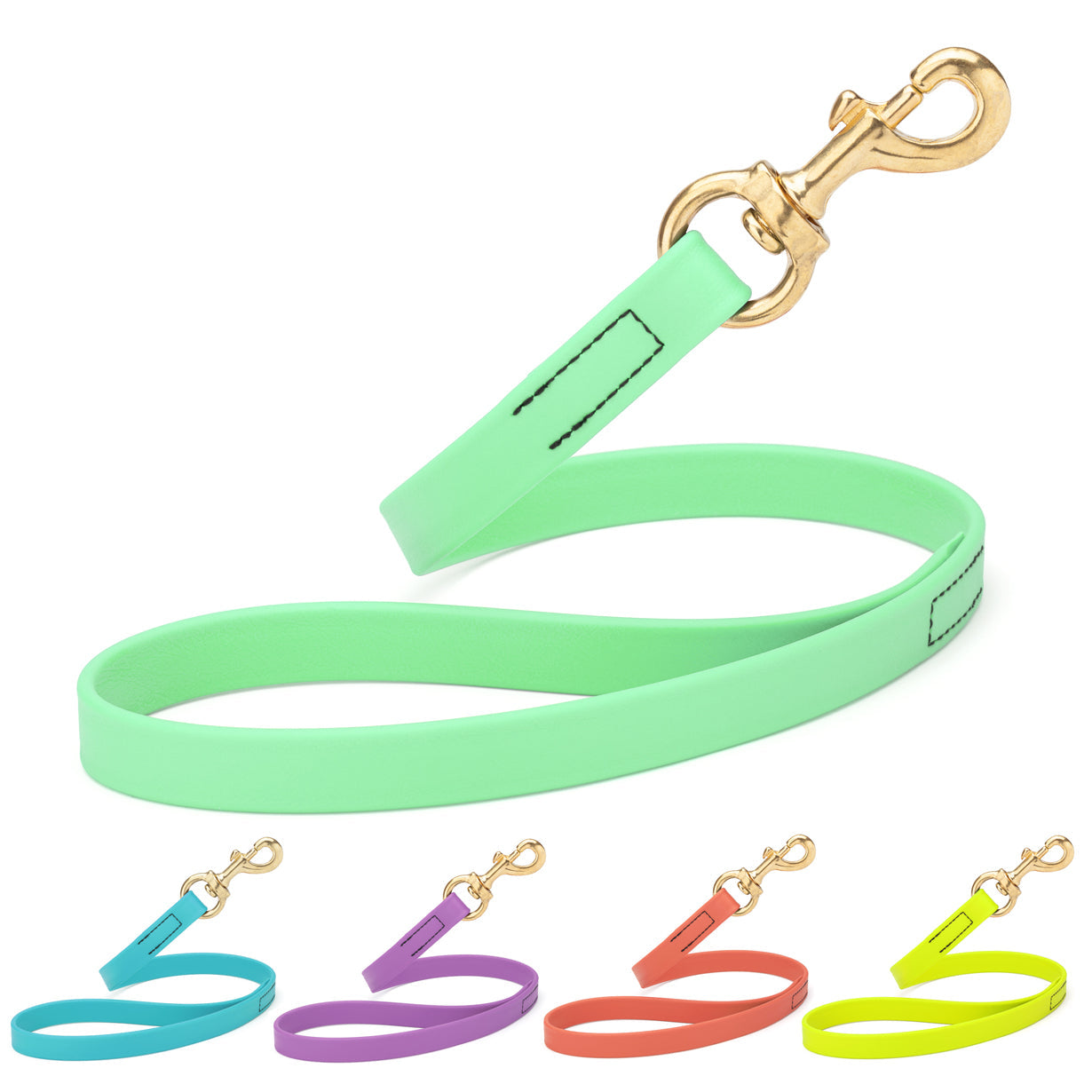 Viper Biothane Traffic Lead - Brass Hardware