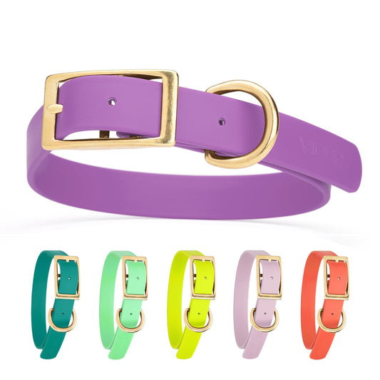 Viper Biothane Waterproof Collar - Brass Hardware - Size XL (22 to 25 inches)