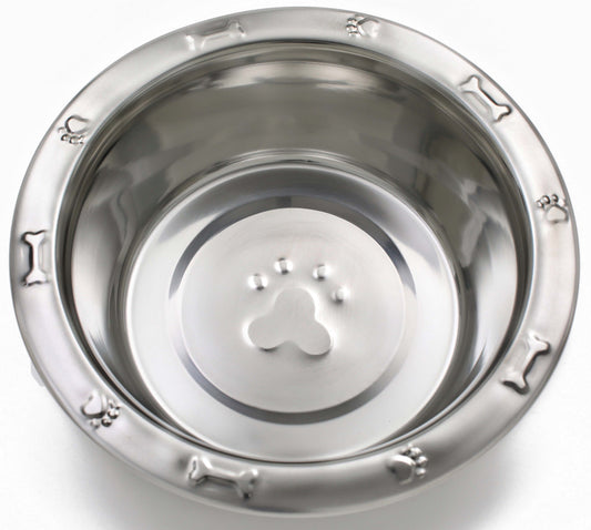 Embossed Rim Standard Food Bowl