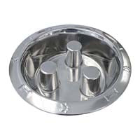 Brake-Fast Stainless Steel Embossed Bowl
