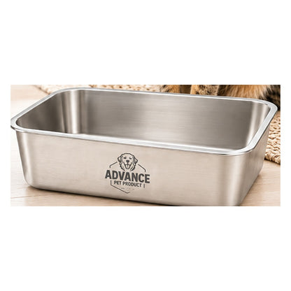 Advance Pet Product Stainless Steel Cat Litter Pan - Large